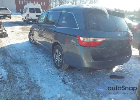 2012 Honda Odyssey Ex-L из США, поврежденный, VIN 5FNRL5H65CB028404